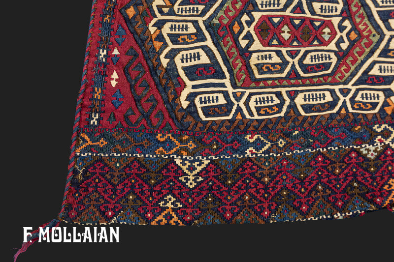 Antique Turkish Sivas Sella Rug n°:43463310